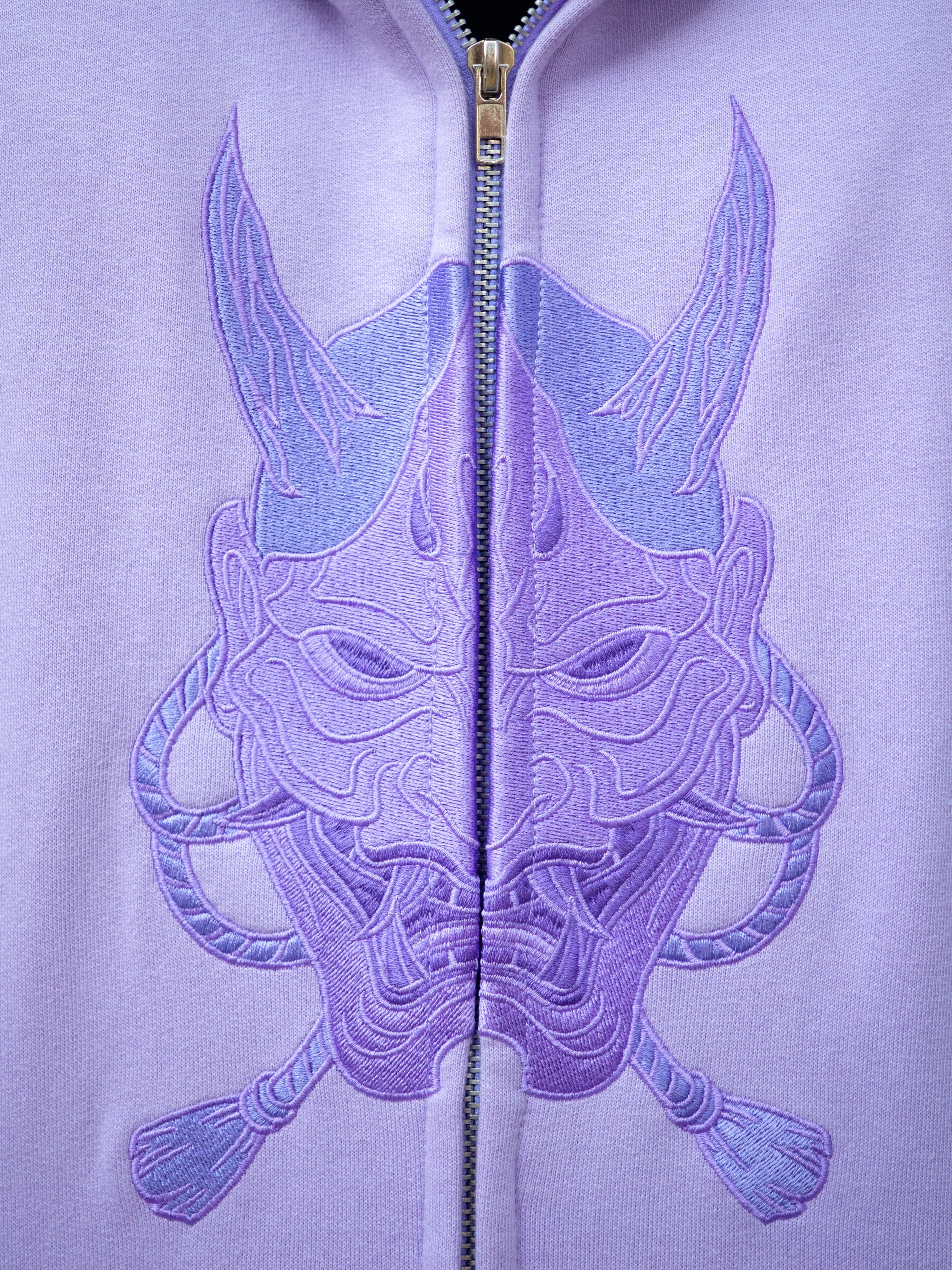 Hoodie zippé lavande - Image 3