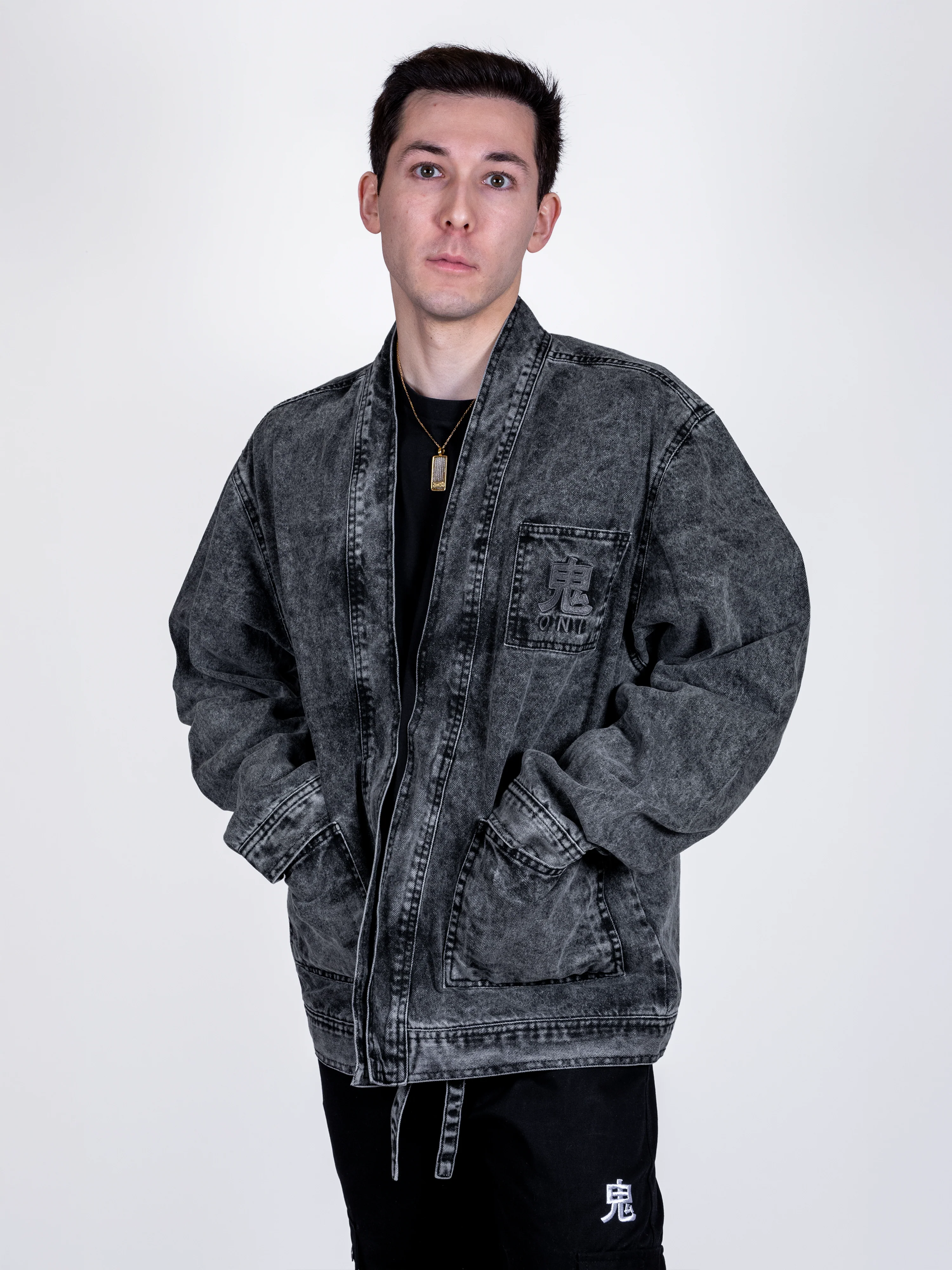 Veste Jean Noir Kitsune - Image 6