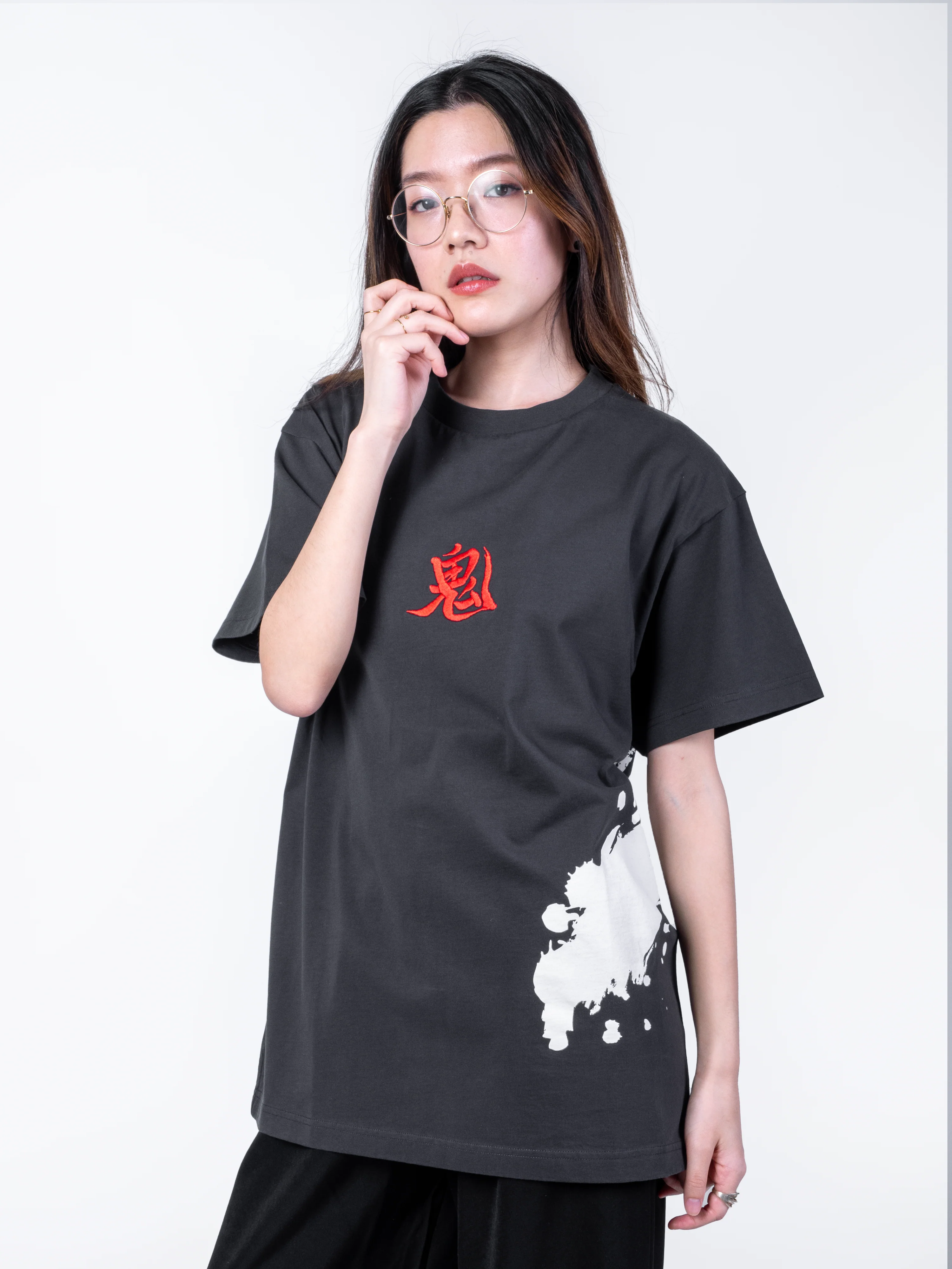 T-Shirt gris ONI X NOGI - Image 3
